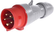 Вилка кабельная переносная Legrand P17 Tempra Pro 16А 3P+PE+N 400В IP44 красный картинка 